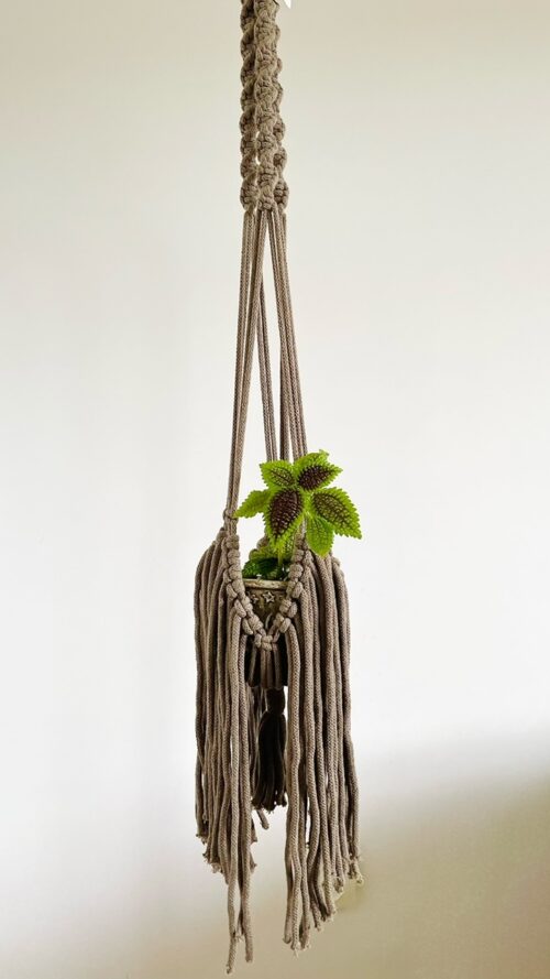 Pojedynczy kwietnik Boho