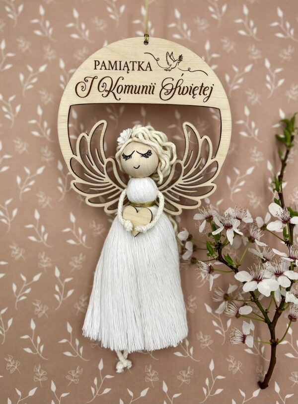 Aniołek na Pamiątkę Pierwszej Komunii Świętej